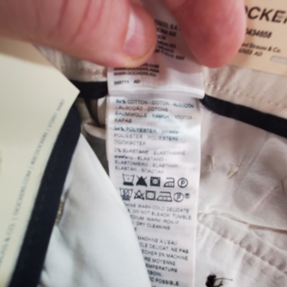 New Dockers Easy Khaki Pants Mens 36x30 Tan Classic Fit Stretch Performance NEW - Picture 7 of 9